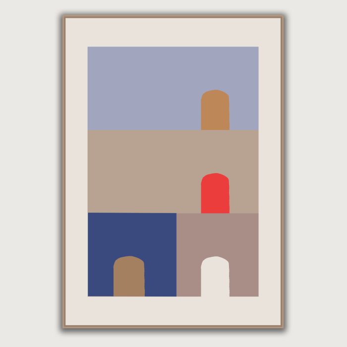 פוסטר צבעוני אבסטרקט תמונה לבית תמונות לקיר